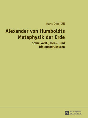 cover image of Alexander von Humboldts Metaphysik der Erde